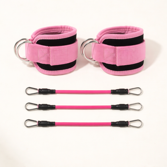 Neriva Ankle Straps — Blush