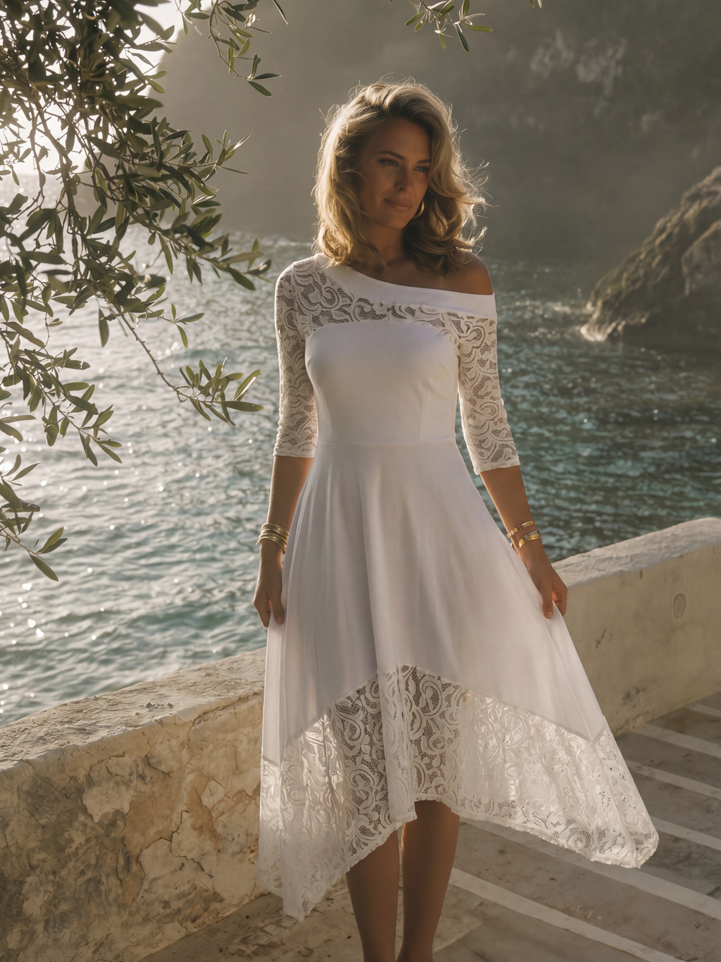 Sukienka Amalfi – Zwiewna Koronka