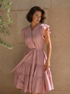 Sukienka Corfu – Czerwona Maxi