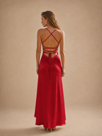 Sukienka Riviera – Satynowa Maxi