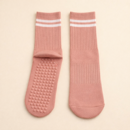 Neriva Non-Slip Socks — Blush