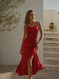 Sukienka Riviera – Satynowa Maxi