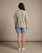 Lniana koszula - studio tyl (grey)