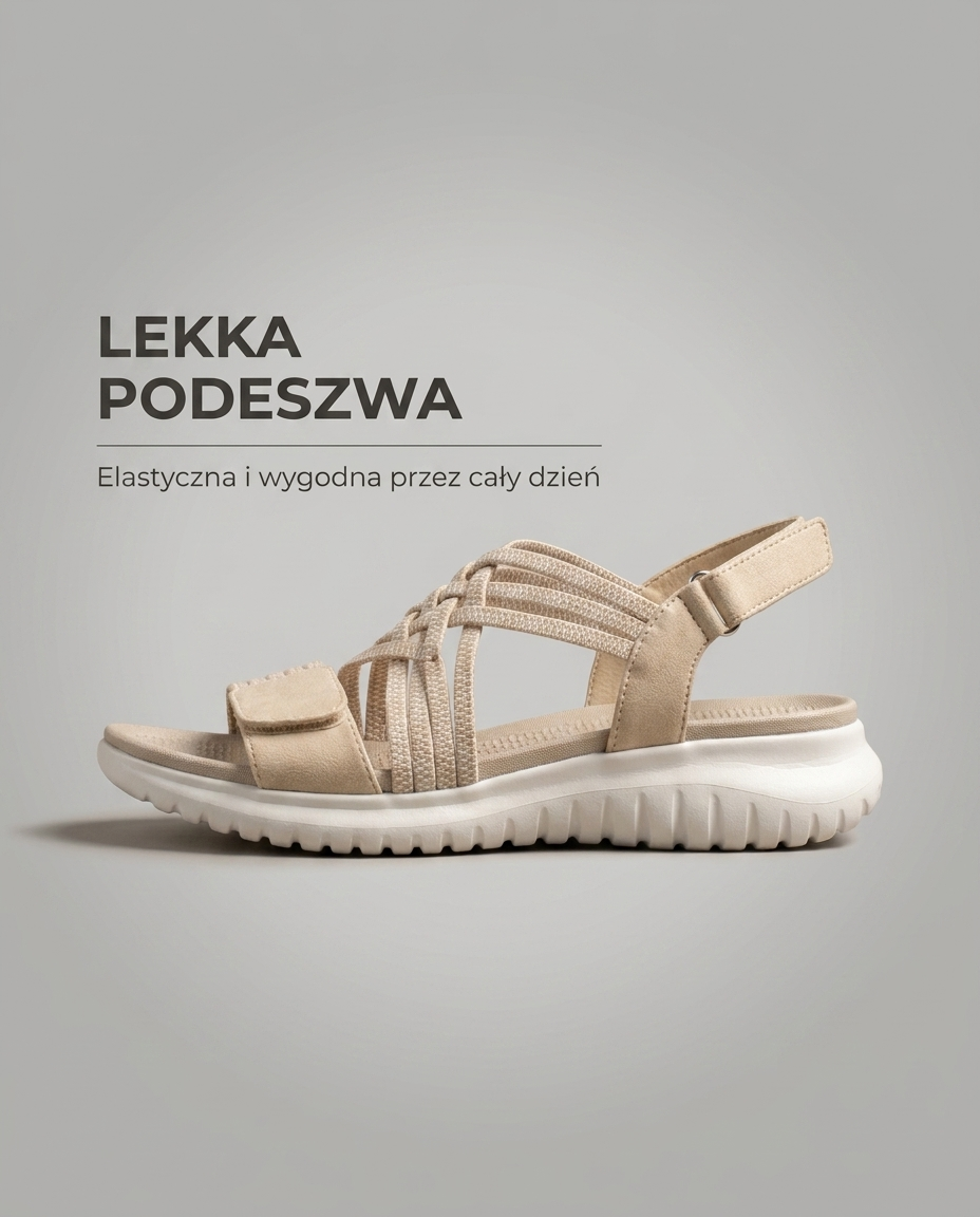 Ortopedyczne Sandaly - lekka podeszwa (v3, echt product)
