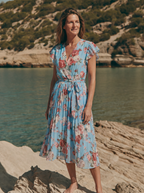 Sukienka Positano – Kwiatowa Szyfonowa